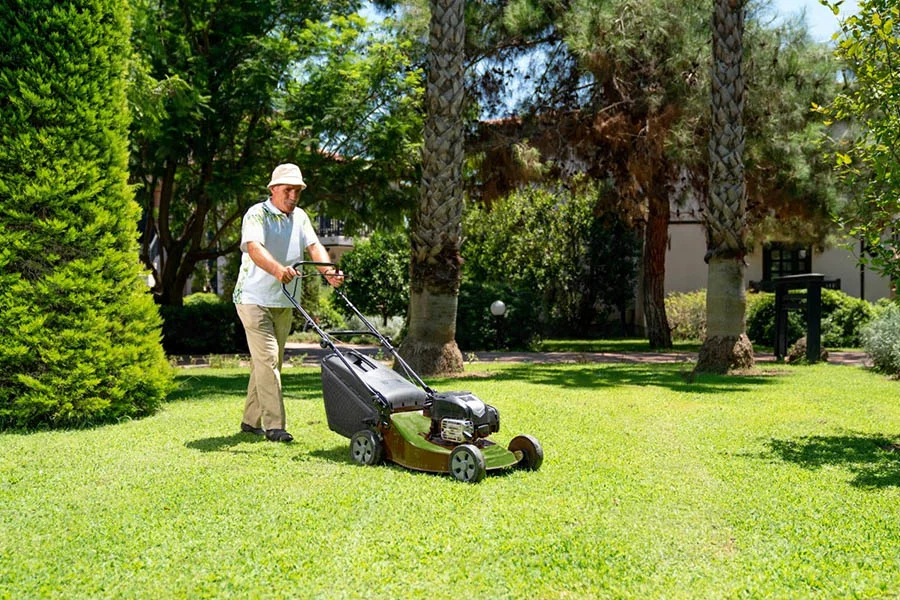 best battery push mower